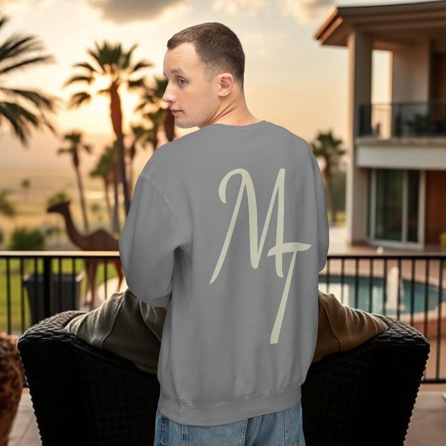 Montana Love Unisex Lightweight Crewneck Sweatshirt - Casual Comfort for Everyday Style, Perfect Gift for Any Occasion, Cozy Layer