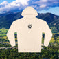 Montana Paw Hoodie — State Outline with Cat Paw Graphic (ESG GCG Back)