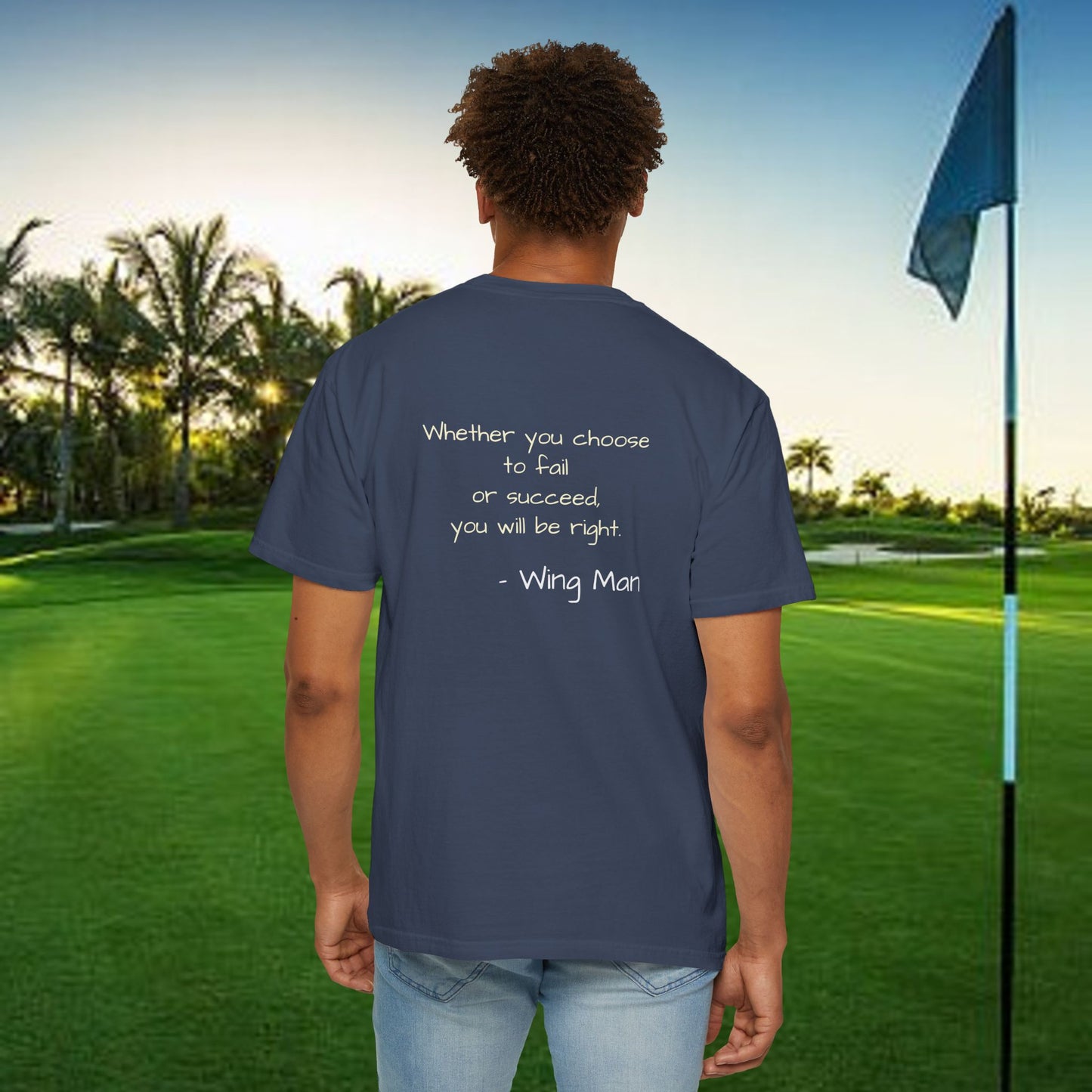 Inspirational Golf T-Shirt, Motivational Gift, Unisex Apparel, Casual Wear, Golf Shirt, Positive Vibes