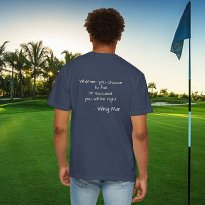Inspirational Golf T-Shirt, Motivational Gift, Unisex Apparel, Casual Wear, Golf Shirt, Positive Vibes