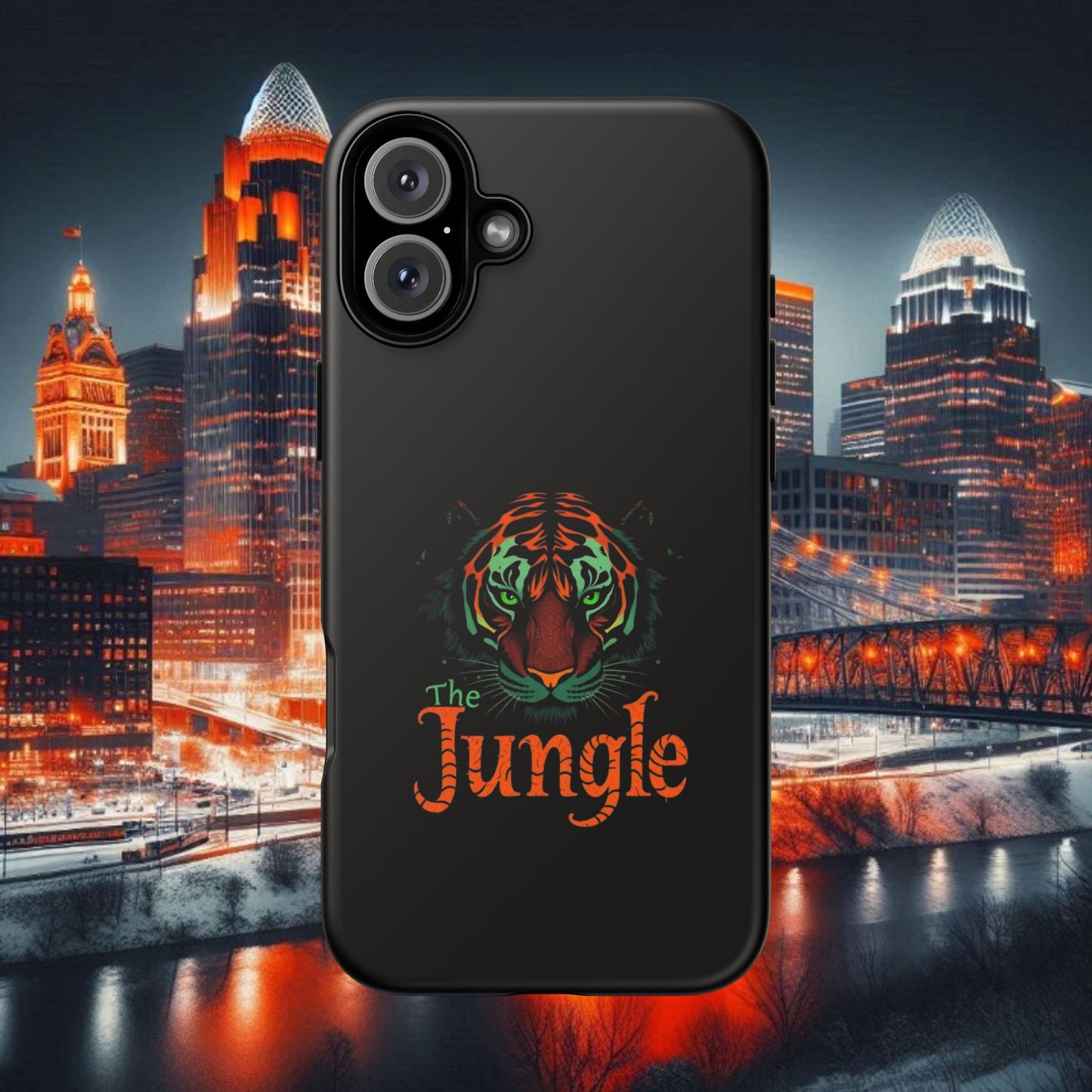 Phone Case, The Jungle Tough Phone Case for Football Fans, Friend Gift, Football Fan Accessories, Custom Phone Cover, Sports Team