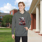 Elephant Graphic Hoodie for College Sports' Lovers, Cozy Unisex Sweatshirt, Unique Gift for Football Fans
