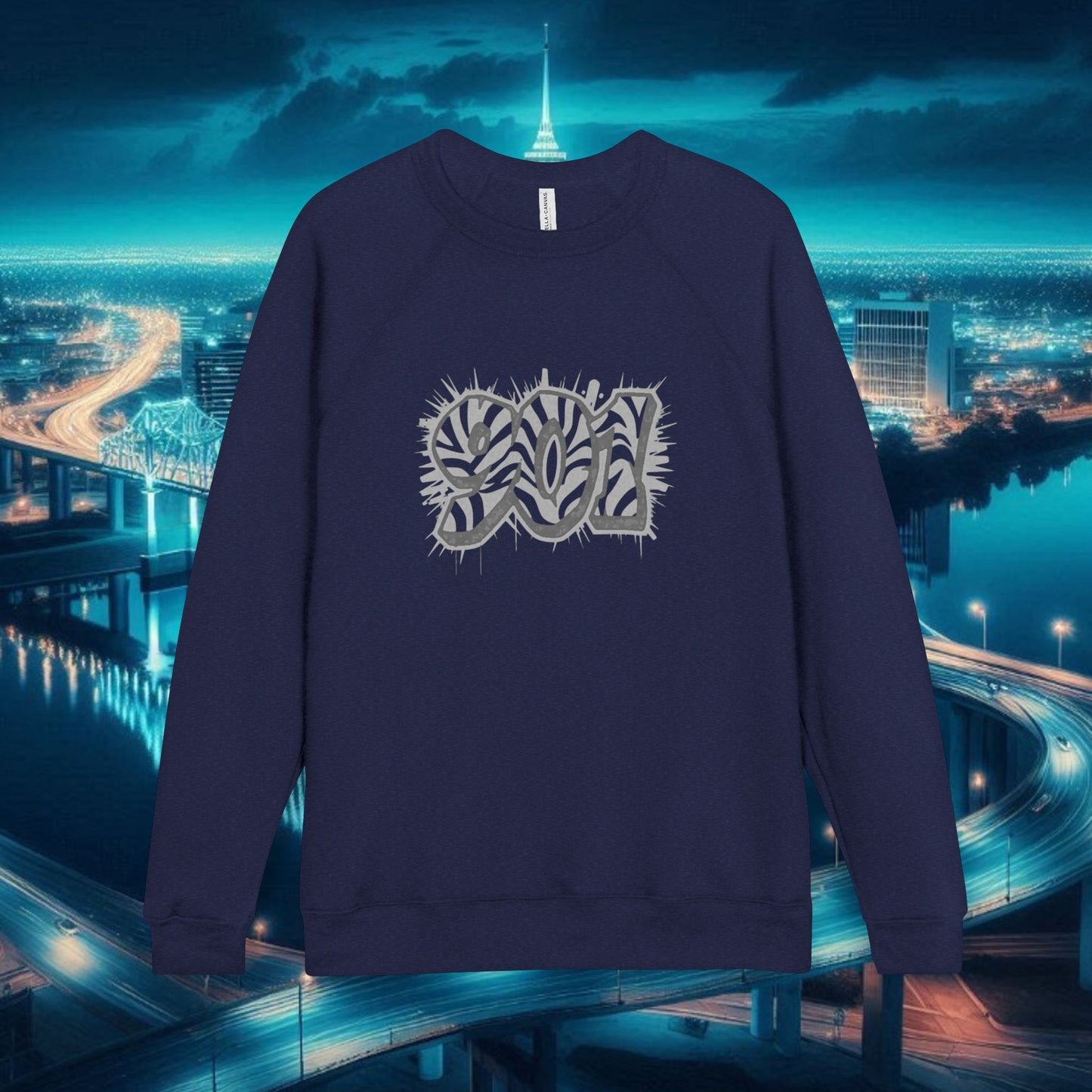 Graffiti '901' Memphis Area Code Graphic Sweatshirt — Urban Streetwear Pullover