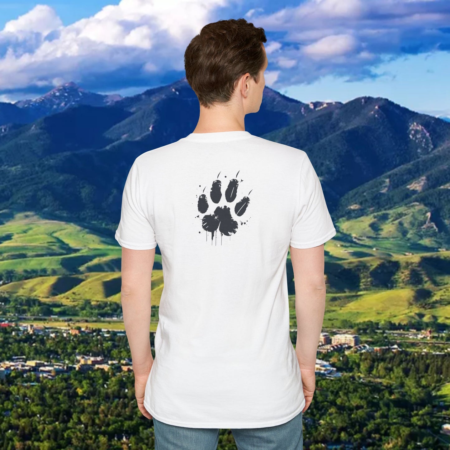 Upside Down FTG Unisex Softstyle T-Shirt - Trendy Fashion Tee, Everyday Comfort, Gift for Bobcat Fans, Gameday Wear, Relaxed Style