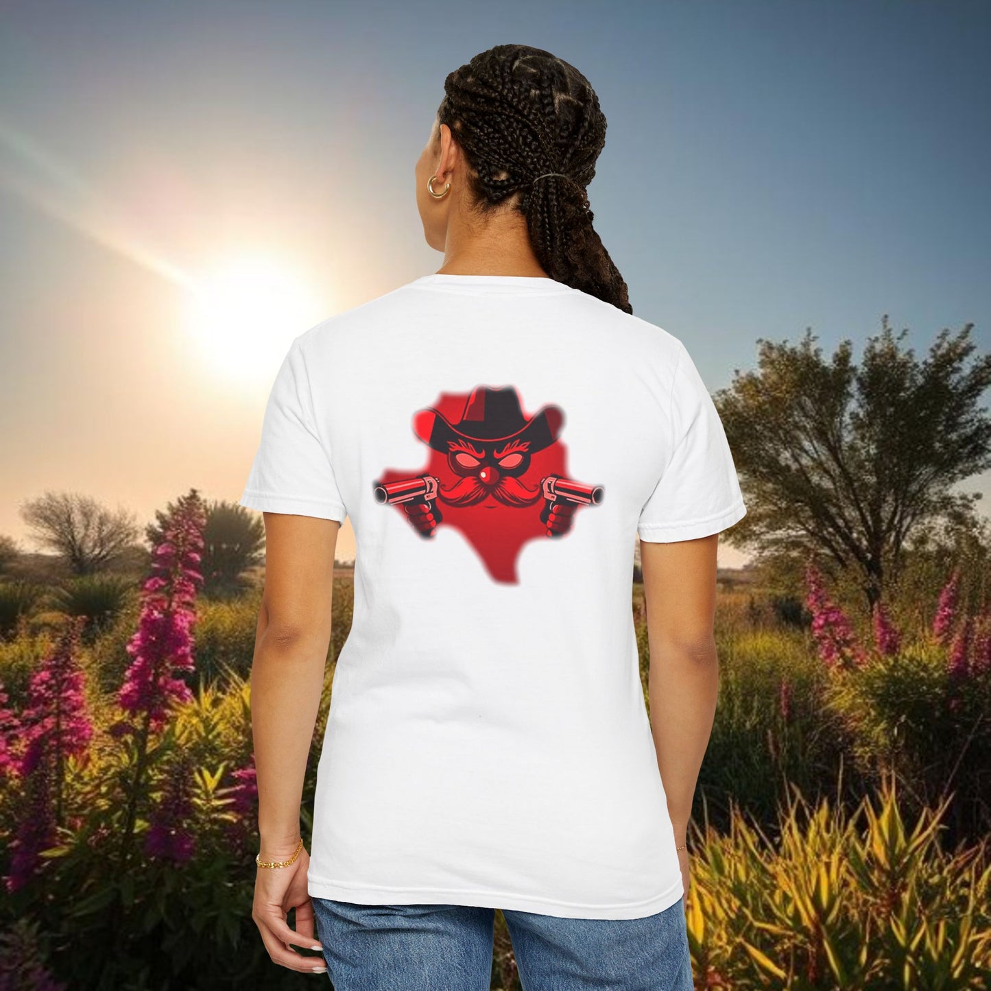 Cowboy T-Shirt — 806 Area Code Shirt with cool Cowboy Design, Gameday Tee