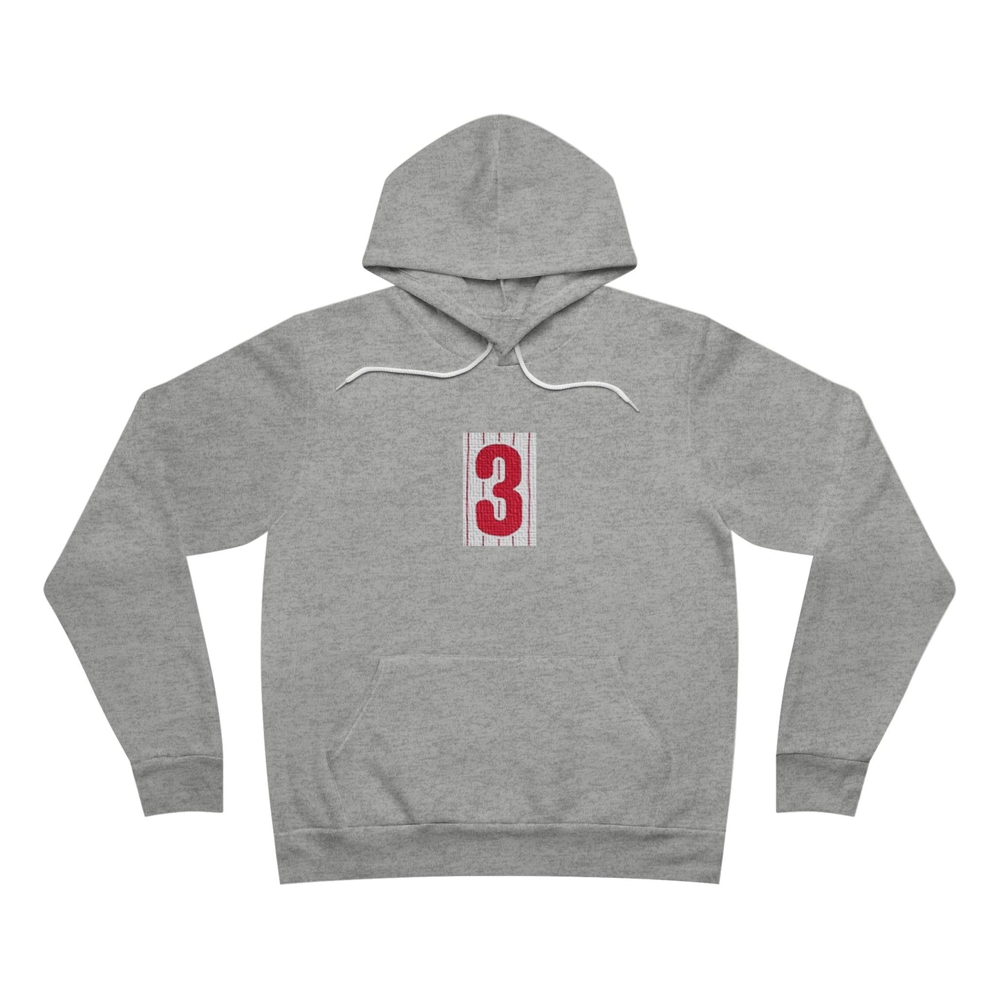 Cozy Unisex Hoodie with Bold Number 3 Design, Casual Wear, Street Fashion, Team Spirit, Gift for Sports Fans