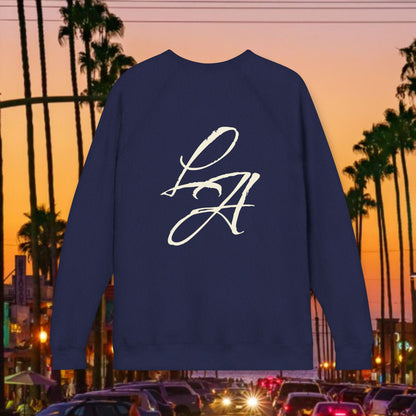 LA Script Raglan Sweatshirt, Super Soft Material and Comfortable Stylish Fit