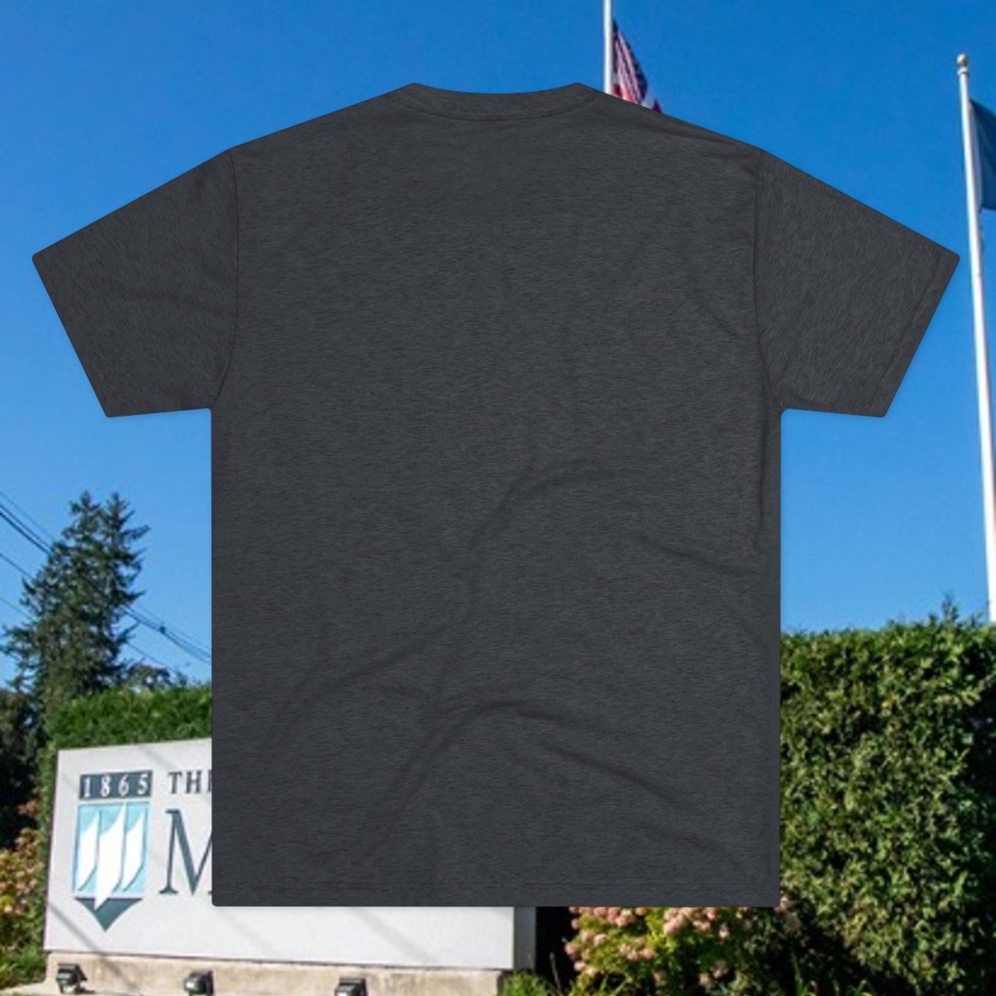 Osorno Paw Print T-Shirt – Minimal Script Graphic Tee for Sports Fans and Students