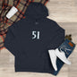 Legends #51 Hooded Sweatshirt - Cozy Gift for Him/Her, Casual Wear, Seattle in Japanese, Streetwear