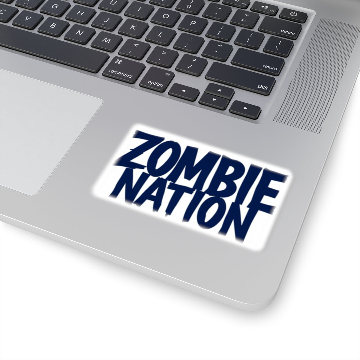 Zombie Nation Kiss-Cut Stickers | Fun Decals for Laptop, Water Bottle, Car, College Decor, Gifts for Sports Fans