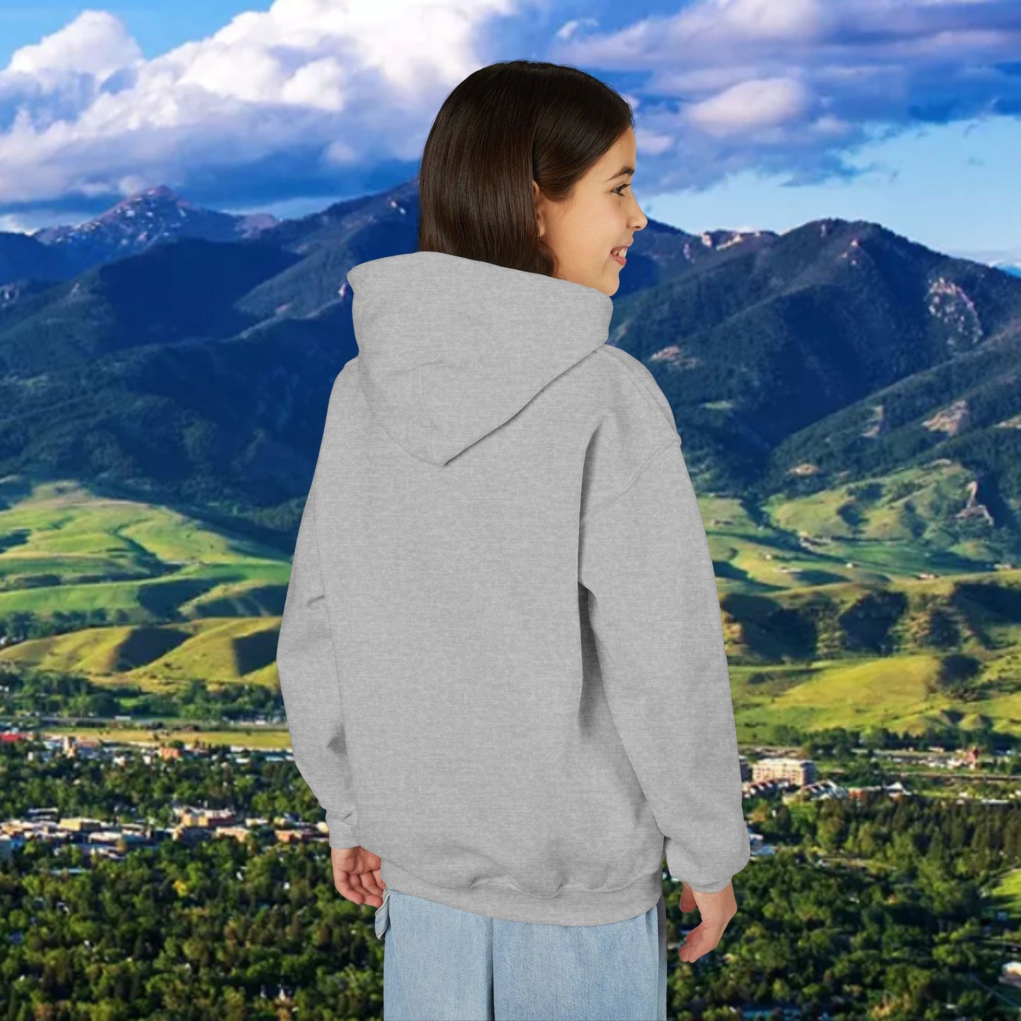 Youth Hoodie - '41' Minimalist Graphic Pullover