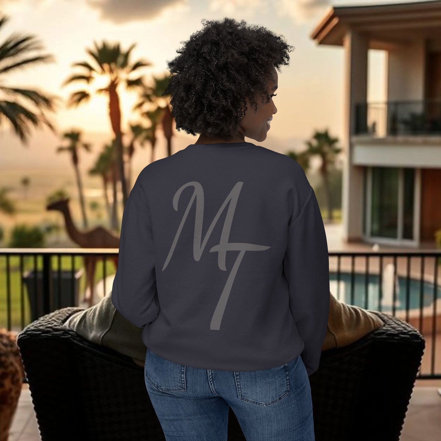 Montana Love Unisex Lightweight Crewneck Sweatshirt - Casual Comfort for Everyday Style, Perfect Gift for Any Occasion, Cozy Layer