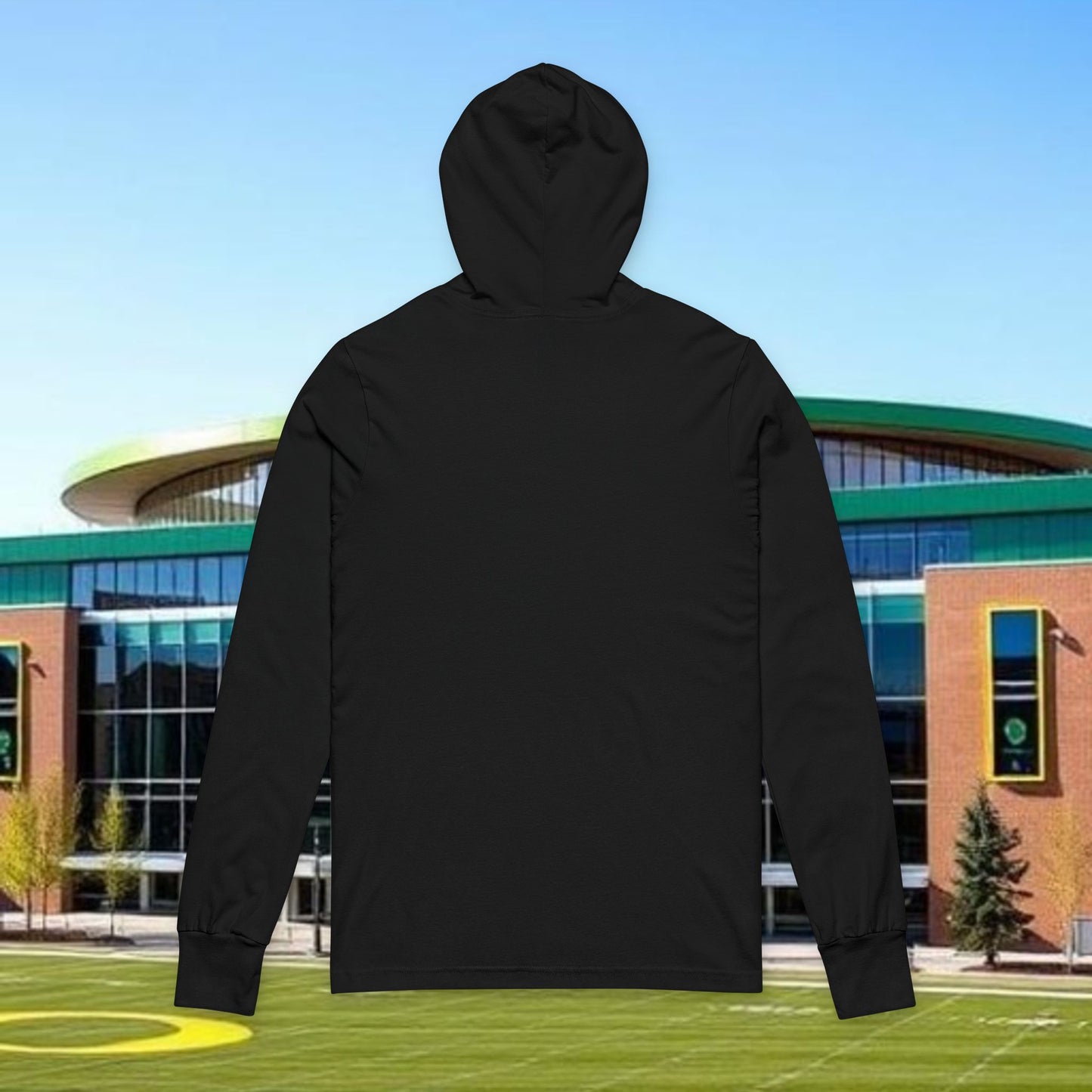 Duck Print Hoodie - Unisex Long Sleeve Tee, Casual Wear, Gift for Sports Fans, Comfortable Fashion, Perfect for Outdoor