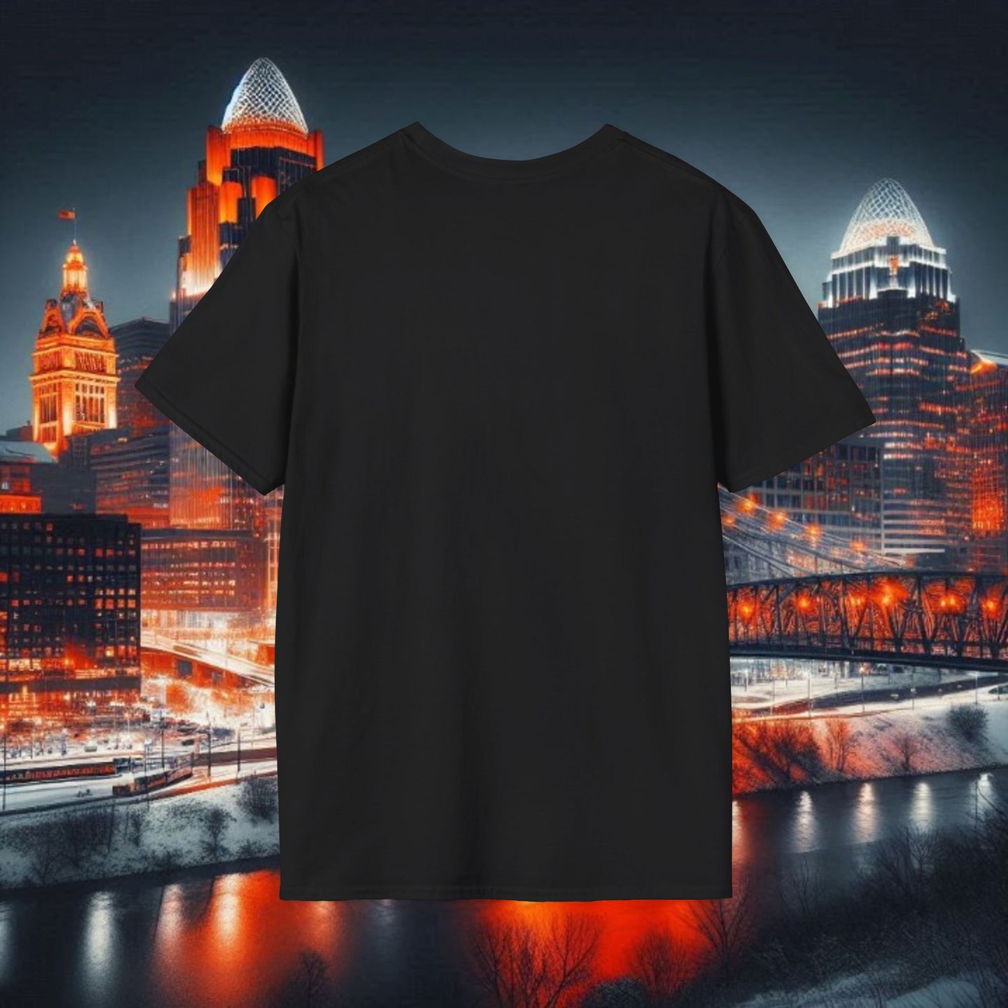 The Jungle Unisex Softstyle T-Shirt, Bengal Fan Zone, Casual Everyday Wear, Gift for Bengal Fans, Gameday Attire