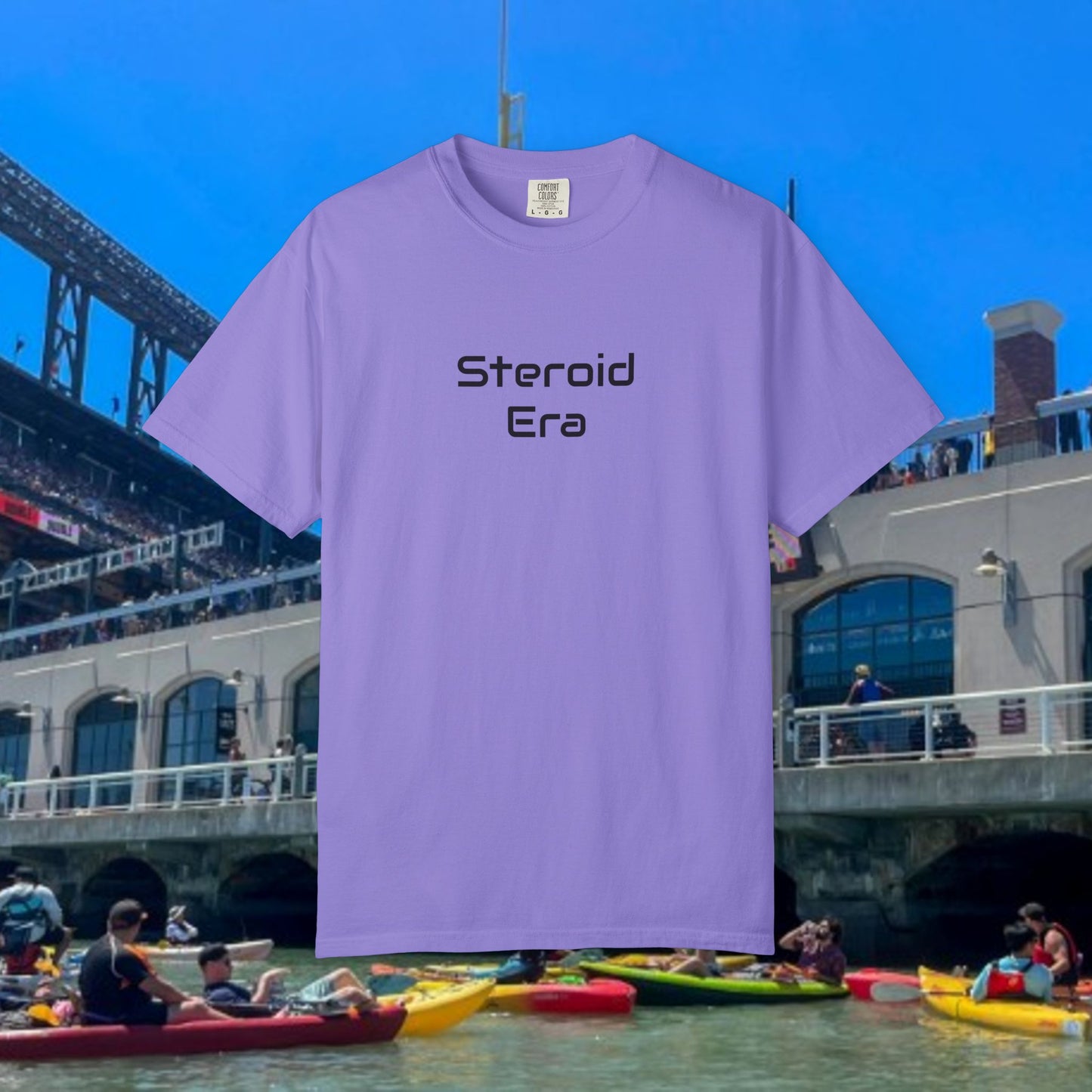 Vintage Baseball Unisex Garment-Dyed T-shirt, 90's Steroid Era Tee Shirt, Athletic Sports Tee, Retro Baseball Shirt, Sports Fan Gift,