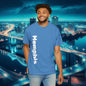 Memphis Graffiti Unisex T-shirt, Casual Streetwear Tee, Travel Souvenir, Gift for Music Lovers, Urban Style Apparel, Birthday Present