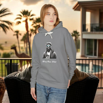 Unisex Wingman Vibes Hoodie, Casual Style Sweatshirt, Perfect Gift for Friends, Lightweight Hoodie for Everyday Wear