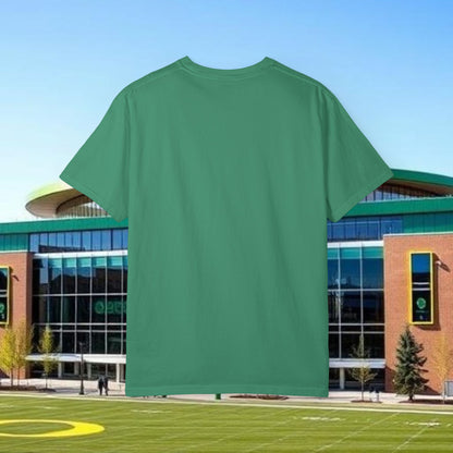 Eugene Oregon T-Shirt, Duck Foot Print T-Sirt. Soft Style. Perfect for Gameday or Relaxing at Home.