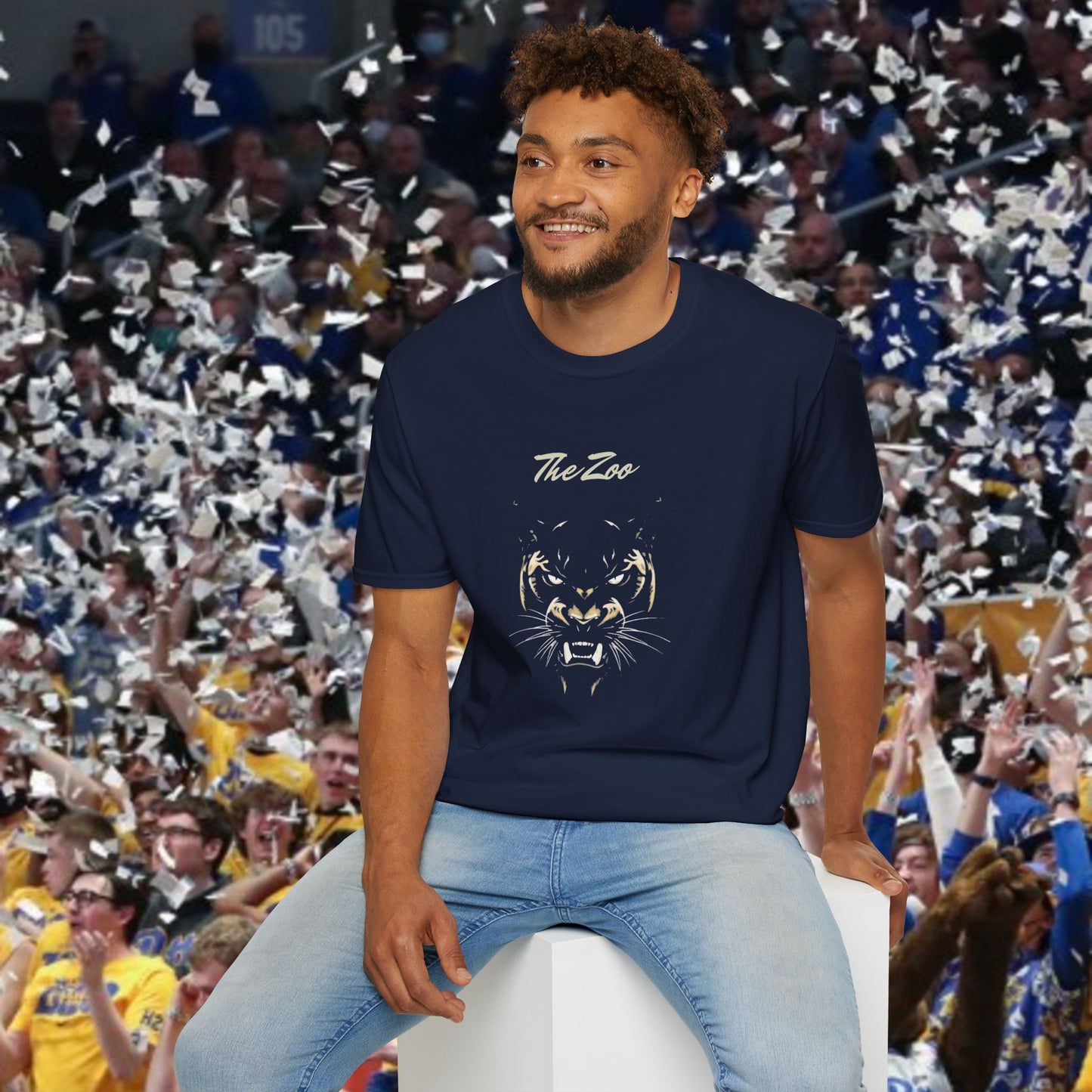 The Zoo Graphic Tee, Casual Wear, Basketball Fans, Unisex T-Shirt, Birthday Present, Everyday Style