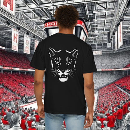 Houston Unisex Garment-Dyed T-Shirt, Stadium Shirt, College Spirit Wear, Casual Tee, Game Day Apparel, Fan Gear