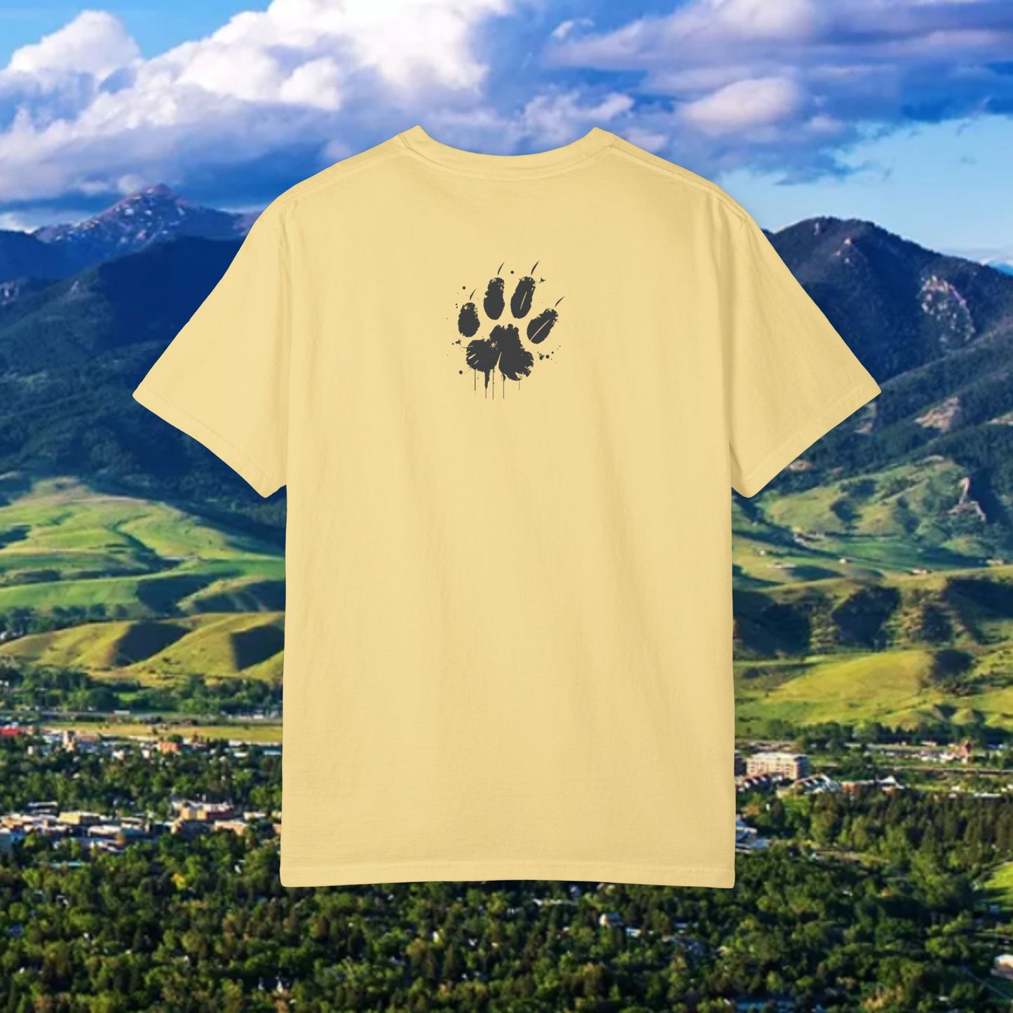 State Unisex Garment-Dyed T-shirt for Cat Fans and Gameday, Tailgate Shirt, Team Spirit Tee, College Football