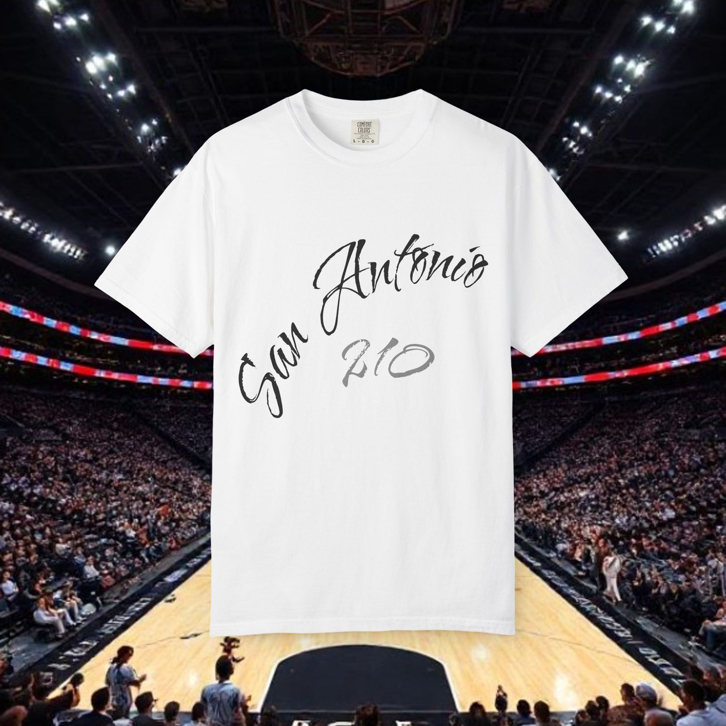San Antonio 210 Script T-Shirt, Soft-Style T-Shirt, Perfect Statement Piece