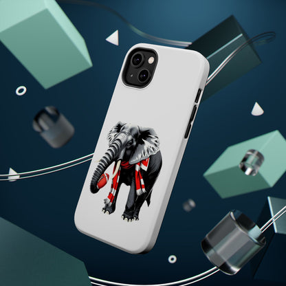 Vibrant Elephant Tough Cases - Unique Phone Case, Wildlife Lover Gift, Sports Team Accessory, Trendy Phone Cover, Fun Animal Design