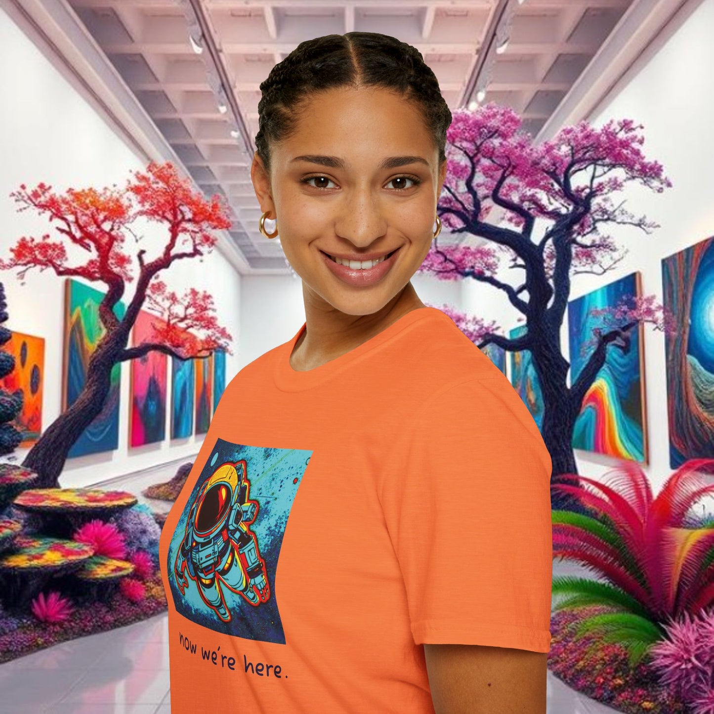 Astronaut Graphic T-Shirt | Unisex Space Tee, Gift for Astronaut Lovers, Hip Hop Fans, Casual Wear, Festival Shirt