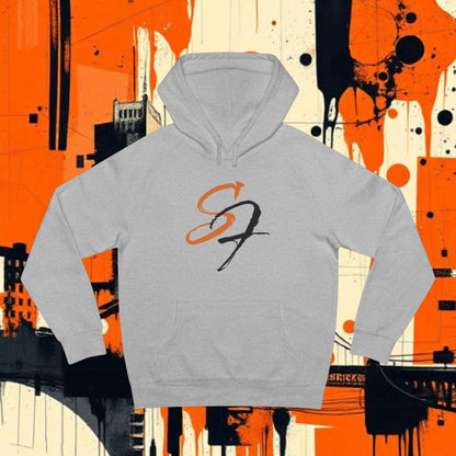 Baseball Batter Graphic Hoodie — Baseball Silhouette Logo Pullover