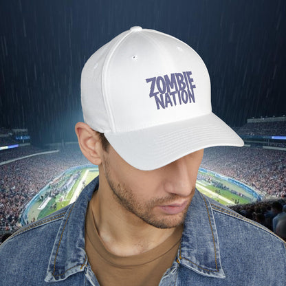Zombie Nation Embroidered Fan Cap, Casual Hat, Gift for Fans, Summer Accessory, Outdoor Cap, Gameday Gear, Trendy Headwear