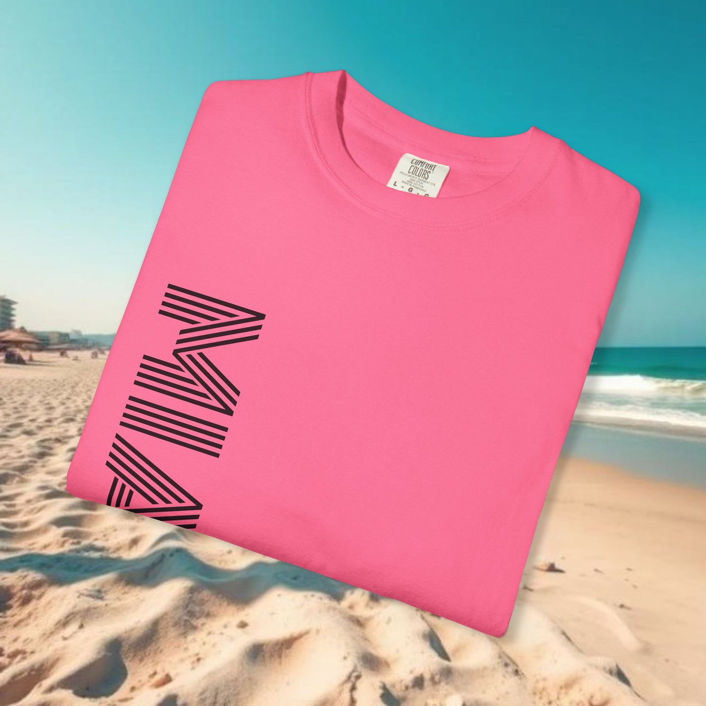 Miami Garment-Dyed T-Shirt - Vibrant Coastal Style, Unisex Summer Tee, Beachwear, Travel Souvenir, Gift for Miami Lovers