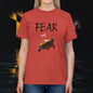 Fear Turtle Unisex Triblend Tee, Fun Sports Shirt, Basketball Game Apparel, Gift for Fans, CasualWear, Team Spirit Tee