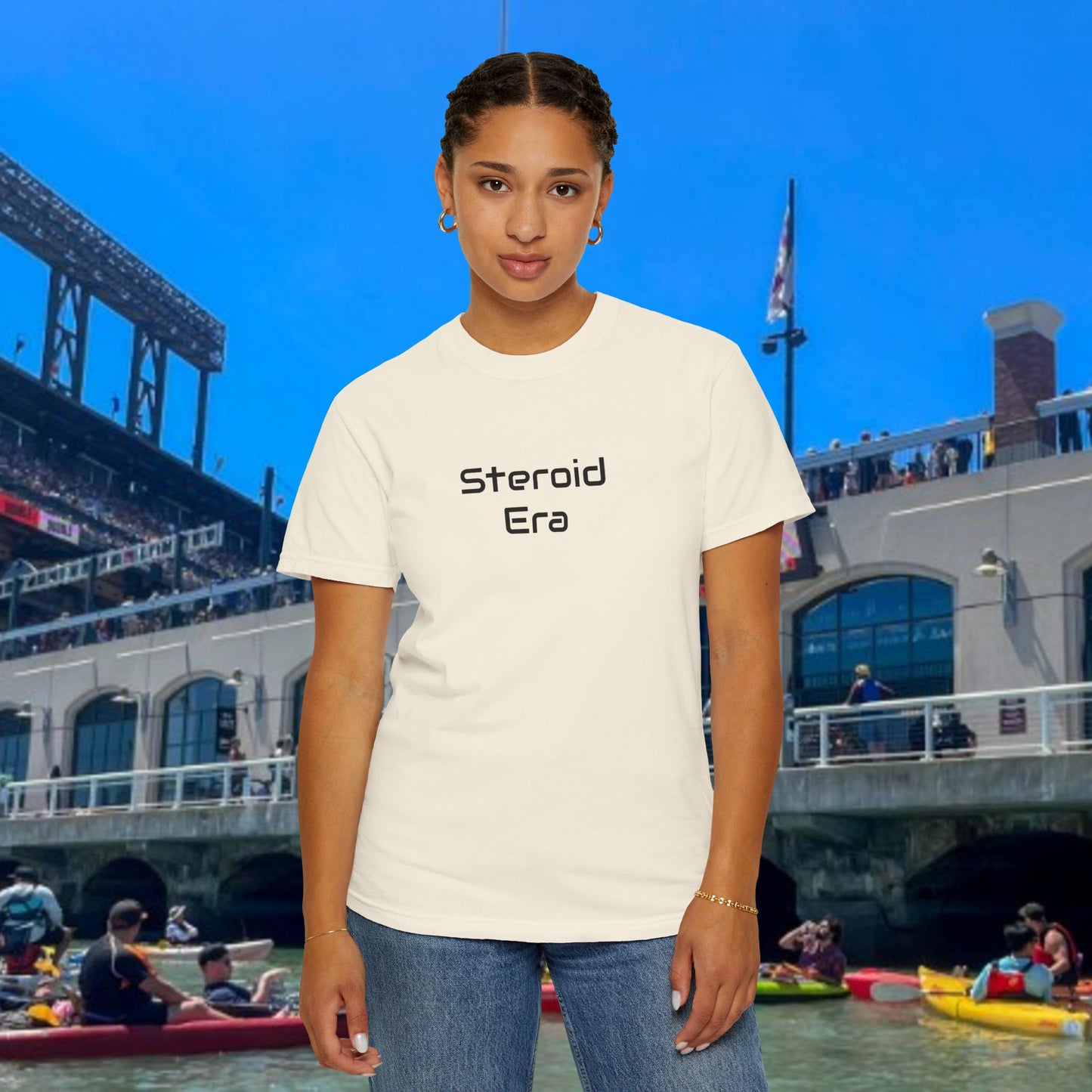 Vintage Baseball Unisex Garment-Dyed T-shirt, 90's Steroid Era Tee Shirt, Athletic Sports Tee, Retro Baseball Shirt, Sports Fan Gift,