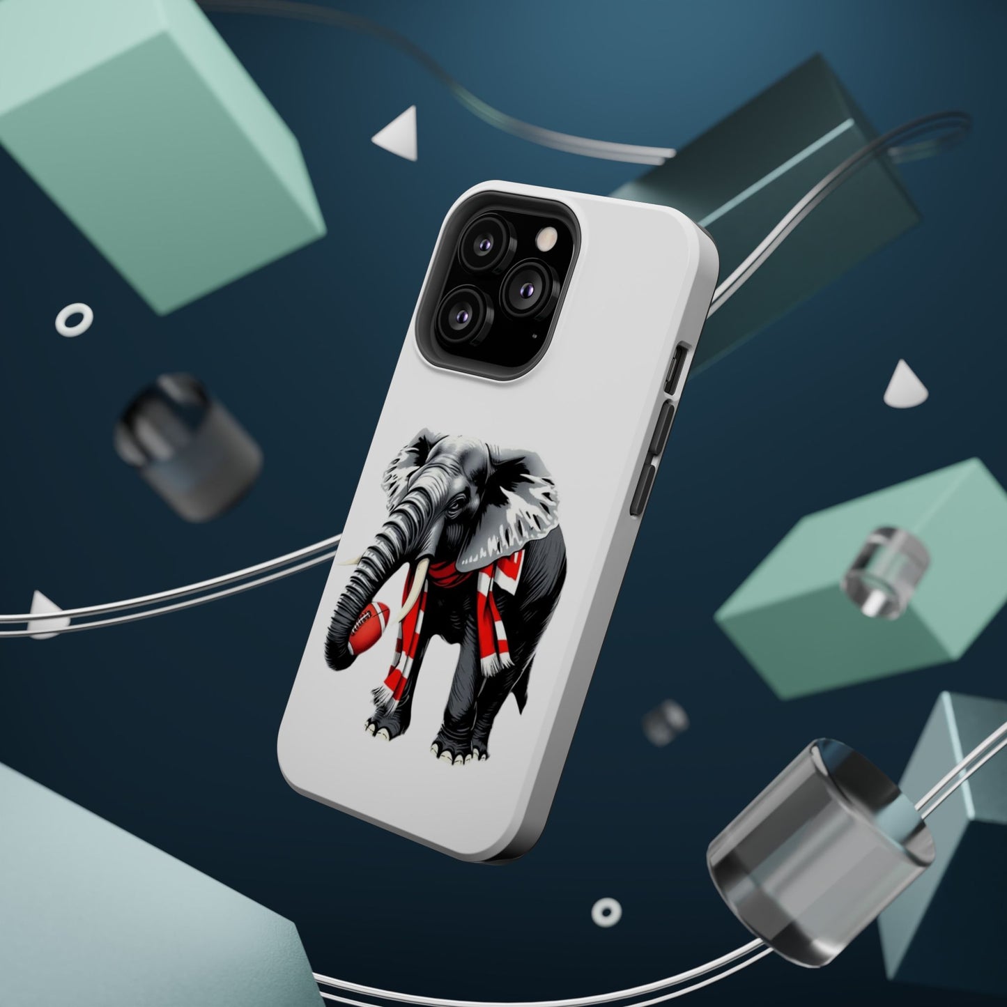 Vibrant Elephant Tough Cases - Unique Phone Case, Wildlife Lover Gift, Sports Team Accessory, Trendy Phone Cover, Fun Animal Design