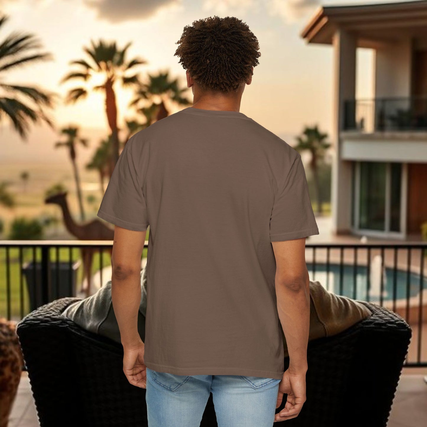 Unbothered Garment-Dyed T-Shirt, Relaxed Fit Tee, Casual Everyday Wear, Gift for Friends, Relaxation Apparel, Trendy Summer Top