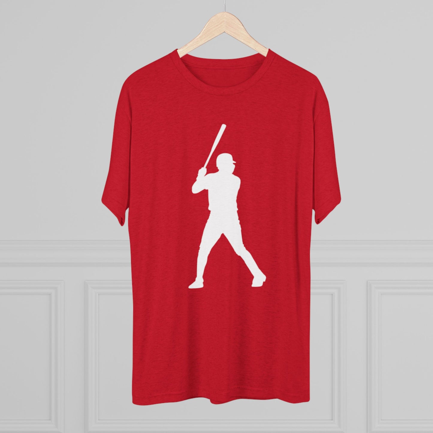 Baseball Stars Silhouette Tee - #13 on the Back, Baseball Legends, Soft Style Tri-Blend T-Shirt Perfect for Gameday