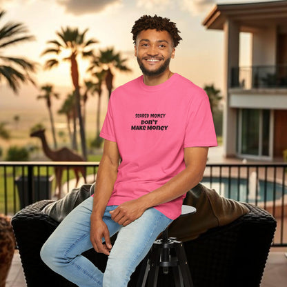 Wing Man Scared "Money Don't Make Money" - Casual Wear, Gifts for Entrepreneurs, Financial Freedom, Trendy Apparel, Affirmation Shirt