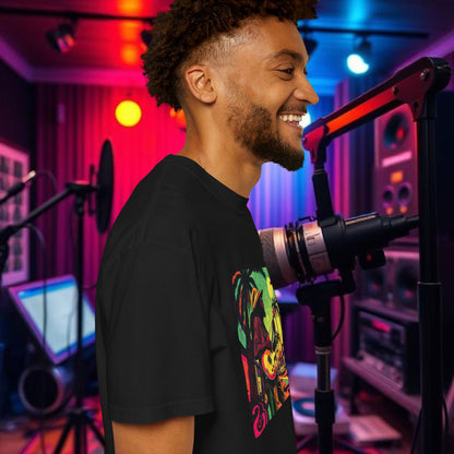 Vibrant Musician T-Shirt, Beach Vibes Shirt, Unisex Summer Tee, Perfect Gift for Music Lovers, Casual Party Wear