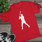 Baseball Stars Silhouette Tee - #13 on the Back, Baseball Legends, Soft Style Tri-Blend T-Shirt Perfect for Gameday