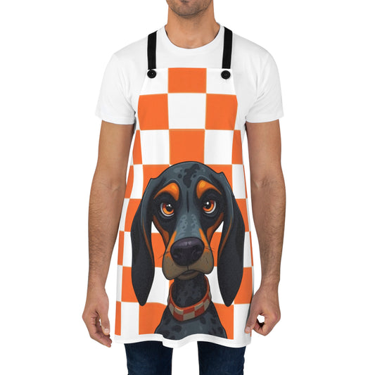 Checkered Apron, Perfect Gift for Tailgate Prep, Quirky Kitchen Accessory, Holiday Cooking Apron, Chef's Gift for Gameday