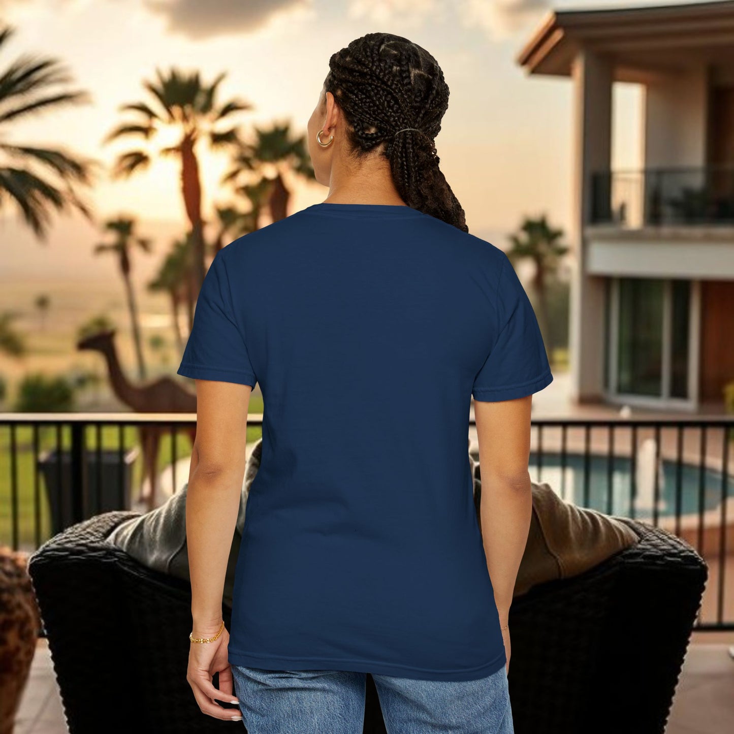 Unbothered Garment-Dyed T-Shirt, Relaxed Fit Tee, Casual Everyday Wear, Gift for Friends, Relaxation Apparel, Trendy Summer Top