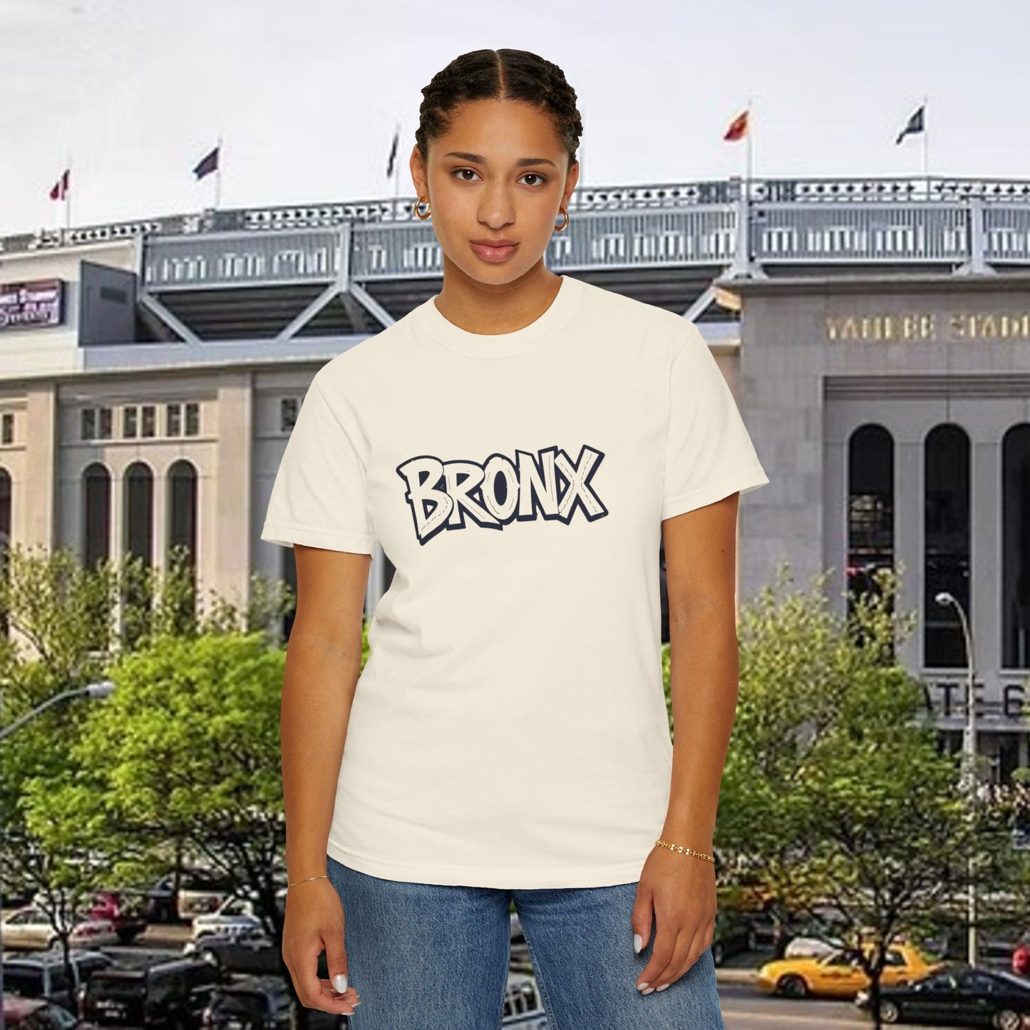Bronx Unisex Garment-Dyed T-Shirt, Streetwear Tee, Urban Style Shirt, New York Fashion Top, Gift for NYC Lovers