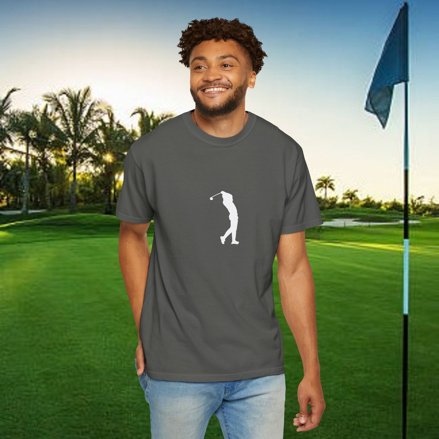 Golf Lover's Unisex Garment-Dyed T-Shirt - Perfect Gift for Golf Enthusiasts, Casual Wear, Sports Apparel, Father's Day, Birthday