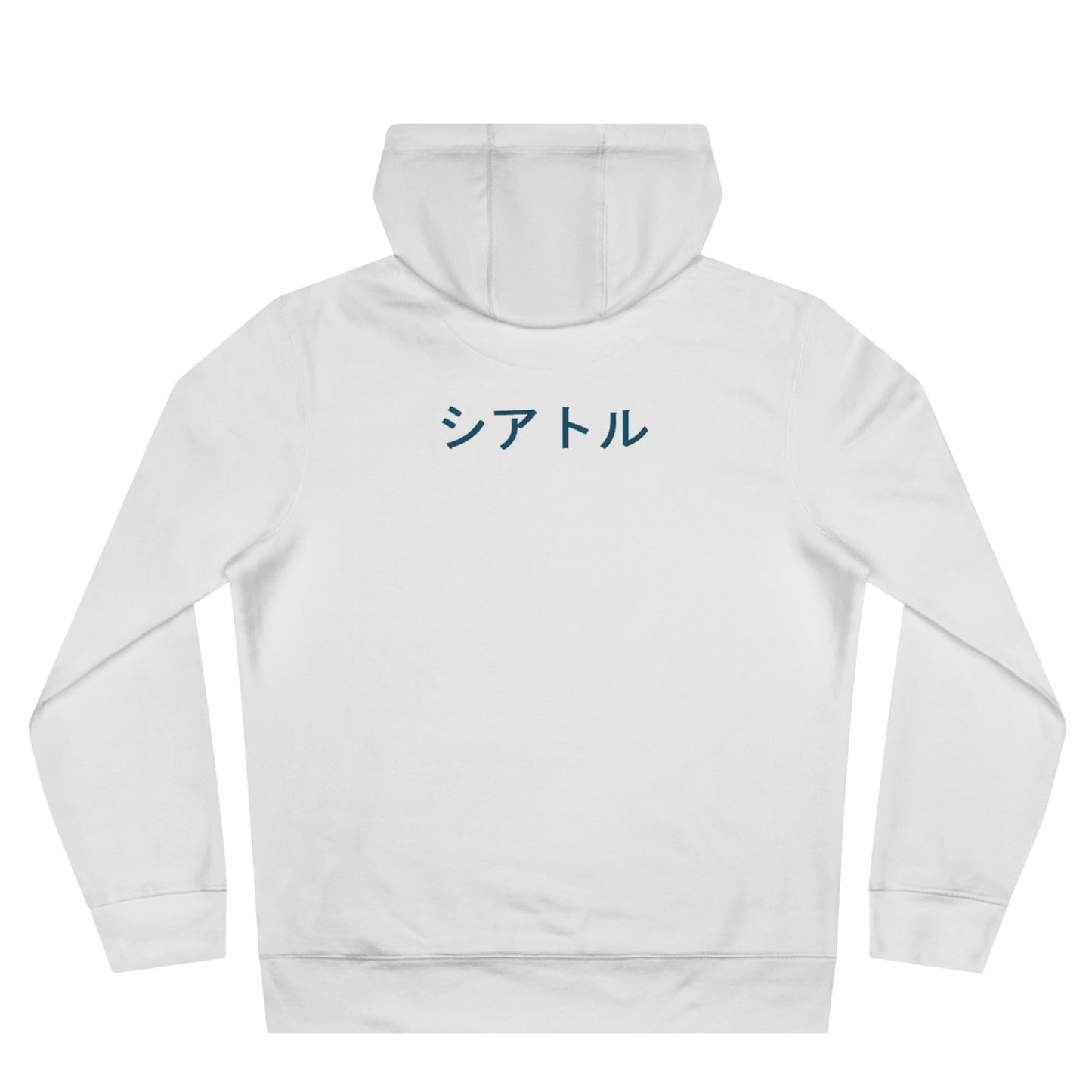 Legends #51 Hooded Sweatshirt - Cozy Gift for Him/Her, Casual Wear, Seattle in Japanese, Streetwear