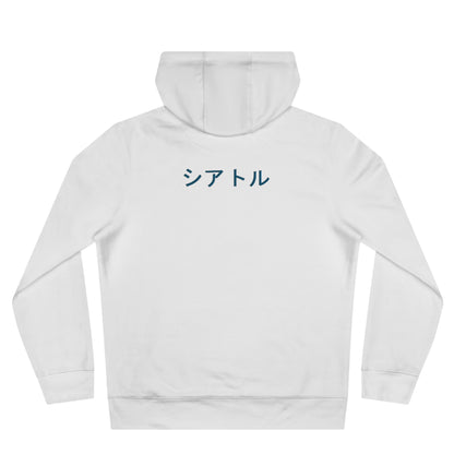 Legends #51 Hooded Sweatshirt - Cozy Gift for Him/Her, Casual Wear, Seattle in Japanese, Streetwear