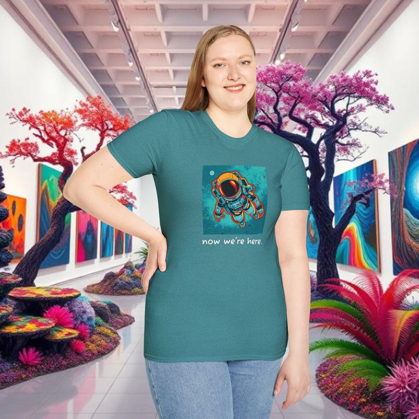 Astronaut Graphic T-Shirt | Unisex Space Tee, Gift for Astronaut Lovers, Hip Hop Fans, Casual Wear, Festival Shirt