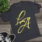 LA Script T‑Shirt — Vintage Los Angeles Graphic Tee, Super Soft Tri-Blend Material