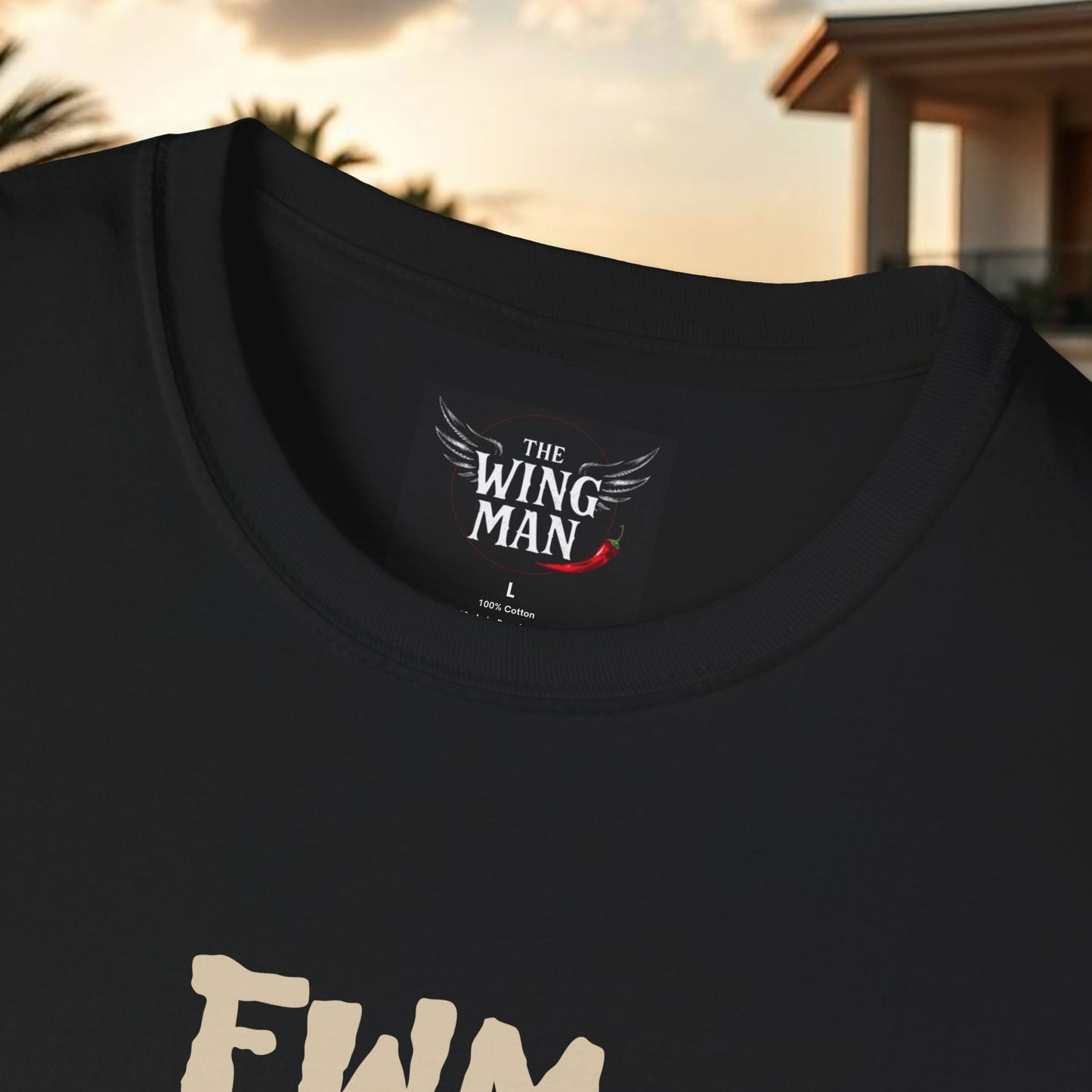 T-Shirt — "FWM Get a Bag" Graphic Tee (Banksy-Style Street Art)