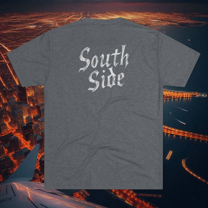 Baseball Batter Tee — 'South Side' Graphic Crewneck