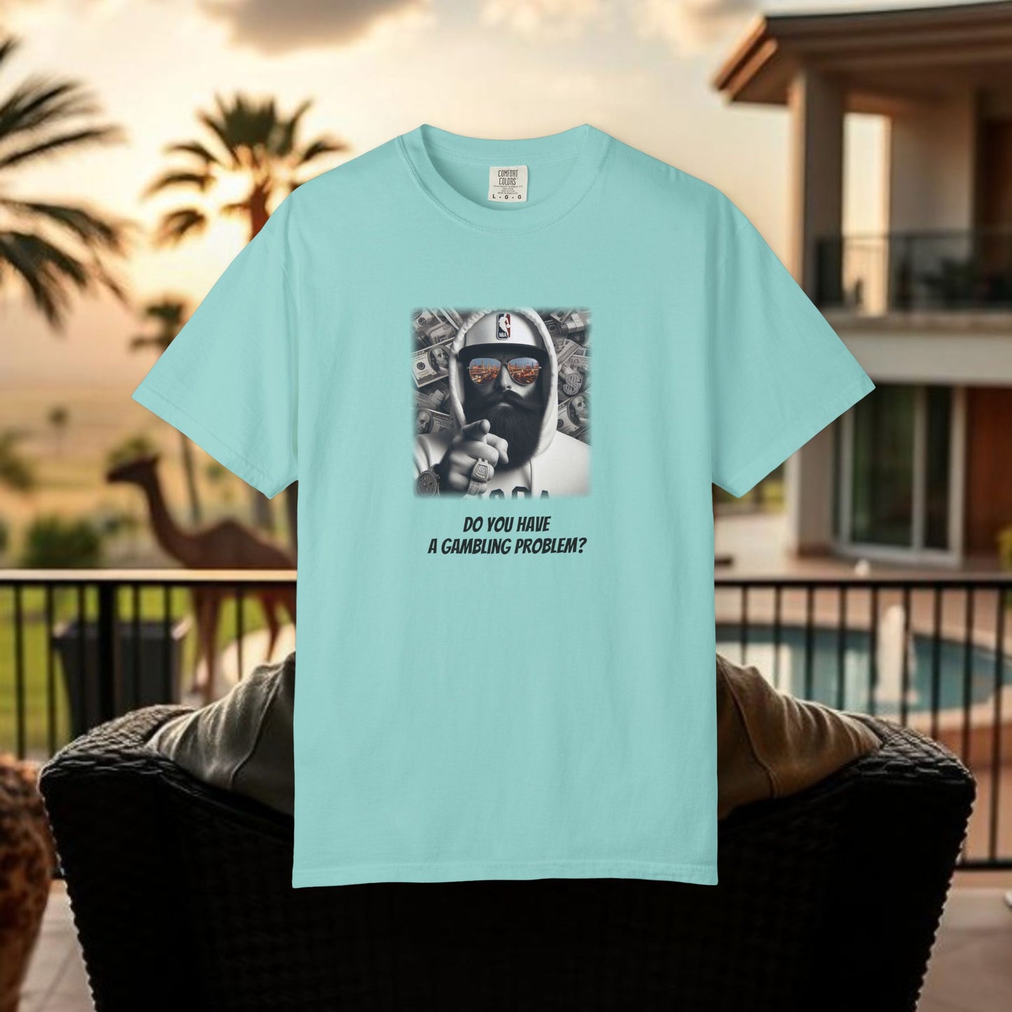 Wing Man "Gambling Problem" Unisex T-Shirt | Casual Wear, Funny Gift, Gambling Humor, Sports Betting Tee, Unique Statement Apparel